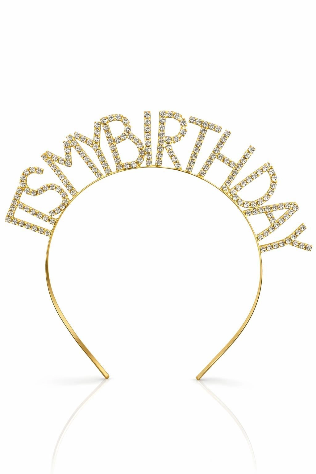 It’s My Birthday Tacı | Doğum Günü Parti Tacı | Taşlı Kutlama Tacı