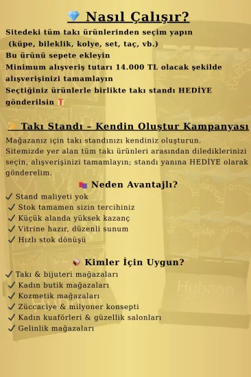 Taşlı Takı Standı ve Fiyatı